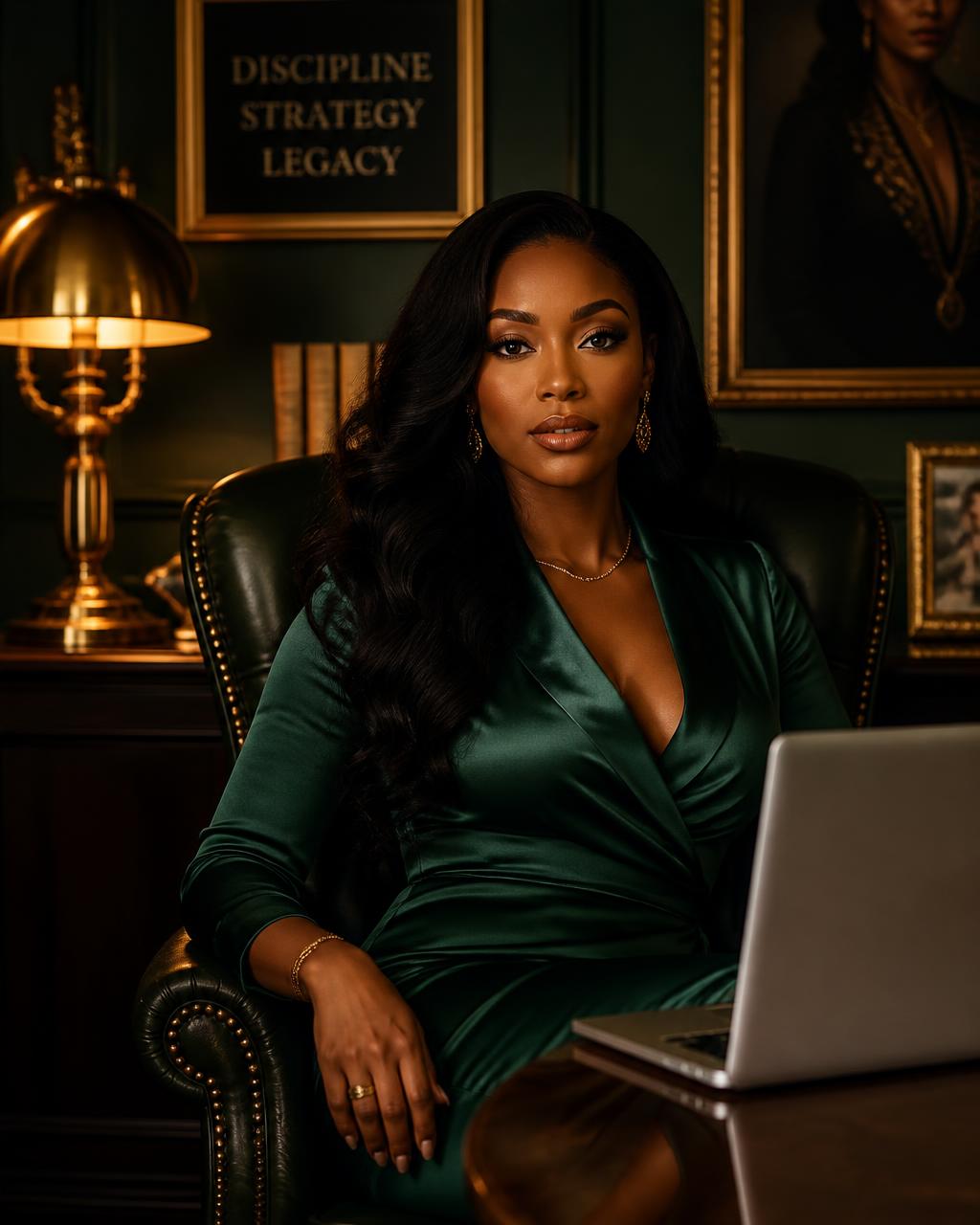 Linkup Sarabi founder at her desk